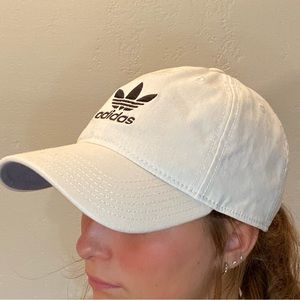 White Adidas Hat